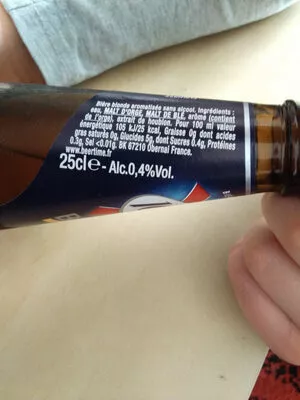 Lista de ingredientes del producto 1664 blonde sans alcool Kronenbourg, 1664 25cl