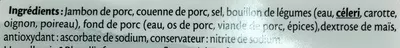 Lista de ingredientes del producto Le Supérieur avec Couenne (4+2 gratuites) Fleury Michon 240 g