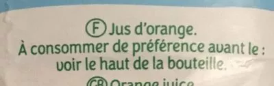 Lista de ingredientes del producto Le pur jus Joker 1,25 L