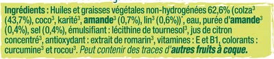 Lista de ingredientes del producto Actif végétal Tartine & Cuisson Primevère 240 g