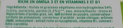 Lista de ingredientes del producto Tartine doux Primevere 550gr