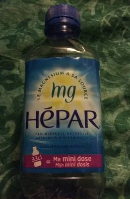 Lista de ingredientes del producto Hépar Hépar 33 cl