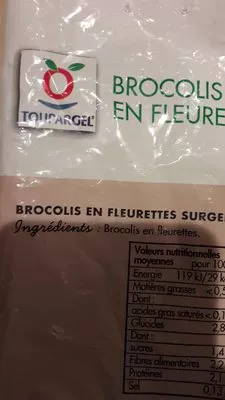 Lista de ingredientes del producto Brocolis Toupargel 