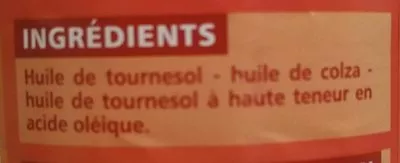 Lista de ingredientes del producto Huile pour friture Casino 