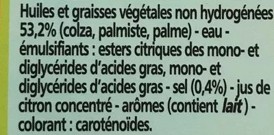 Lista de ingredientes del producto Naturellement riche en acides gras Oméga 3 Casino 250 g