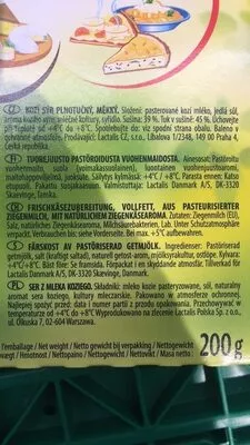 Lista de ingredientes del producto Queso fresco de cabra medallones Président 200 g