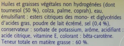 Lista de ingredientes del producto Tournesol Grand Jury 500g