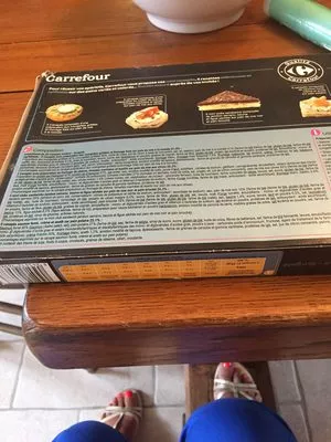 Lista de ingredientes del producto 20 Canapés traiteur Carrefour 140 g