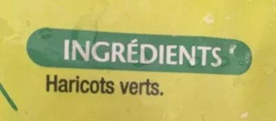 Lista de ingredientes del producto Haricots verts extra fins d'aucy 1Kg