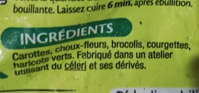 Lista de ingredientes del producto Mélange De Légume "chop Suey" D'Aucy 