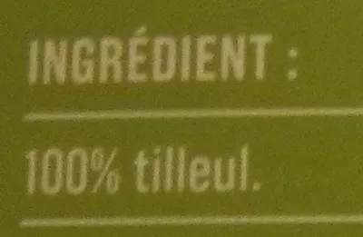 Lista de ingredientes del producto Infusion Tilleul Monoprix 40 g