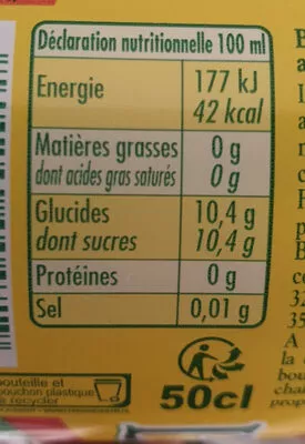 Lista de ingredientes del producto L'ordinaire Ordinaire 