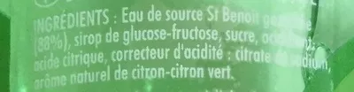 Lista de ingredientes del producto Lemon Lime Look 1,5 l