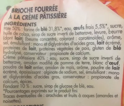 Lista de ingredientes del producto Chinois a la reme patissiere Netto 