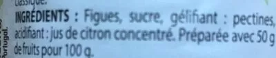 Lista de ingredientes del producto Confiture figue allégée Paquito 335 g