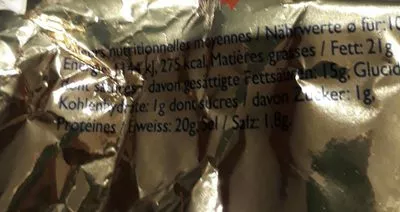 Lista de ingredientes del producto Carre de l'Est Ermitage 250 g