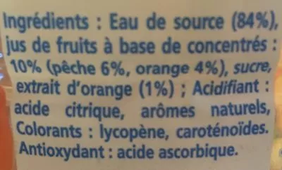 Lista de ingredientes del producto Roc Roc 2 L