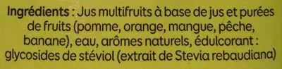 Lista de ingredientes del producto Leger par nature Pressade 1 l