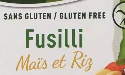 Lista de ingredientes del producto Fusilli maïs et riz Valpibio 250 g