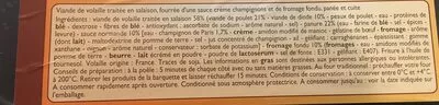 Lista de ingredientes del producto Panes de poulet a la normande Leader Price 