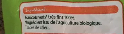 Lista de ingredientes del producto Haricots Verts Très Fins Leader Price 600 g