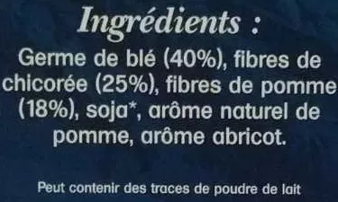 Lista de ingredientes del producto Germafibre Abbaye de Sept-Fons 250 g