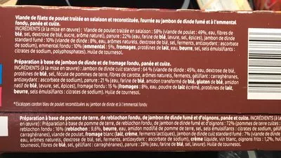 Lista de ingredientes del producto Croq' Party Le Gaulois 600 g