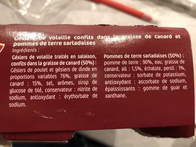 Lista de ingredientes del producto Ma Salade Gourmande Le Gaulois 300 g