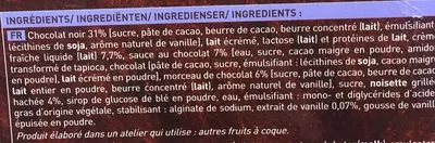 Lista de ingredientes del producto 4 Best Vanille-Chocolat Picard 400 ml / 280 g e