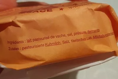 Lista de ingredientes del producto Petit Munster Géromé Schuster 220g