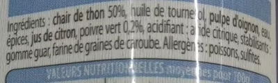 Lista de ingredientes del producto Festi Rillettes (Lot de 4 verrines) Les Mouettes d'Arvor 280g (4 x 70 g)