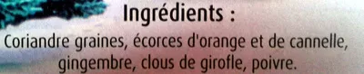 Lista de ingredientes del producto Préparation pour Vin Chaud Les 2 Marmottes 48 g