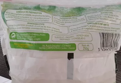 Lista de ingredientes del producto Ail haché Magda 250 g