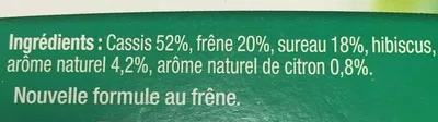 Lista de ingredientes del producto Draineur Intense Saveur Framboise Citron Floressance 30 g (x 20)