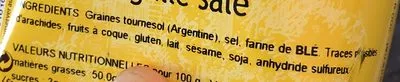 Lista de ingredientes del producto Tournesol Les Vergers d'Escoute 