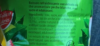 Lista de ingredientes del producto Green Ice Tea pêche blanche Lipton 1.5 l