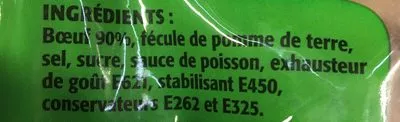 Lista de ingredientes del producto Boulettes De Boeuf bò vò Viên Gân 500g Sfpa 