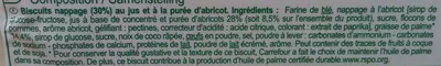 Lista de ingredientes del producto Tartelettes Carrefour 200 g