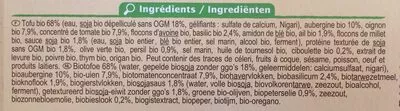 Lista de ingredientes del producto Galettes de Soja Recette méditerranéenne Carrefour BIO 200 g