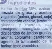 Lista de ingredientes del producto Palmeras crujientes Carrefour 270 g