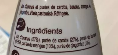 Lista de ingredientes del producto Legume&fruit Carrefour 50 cl