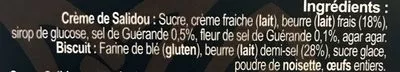 Lista de ingredientes del producto Coeur de beurre au salidou La Maison D'Armorine 68 g