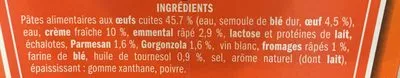 Lista de ingredientes del producto Fusilli aux fromages italiens - box Côté Snack, Marque Repère 300 g