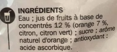 Lista de ingredientes del producto JaFun Jafaden, Marque Repère 20 cl