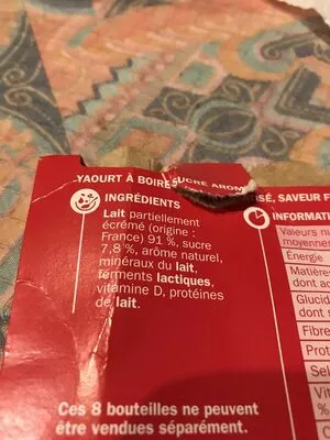 Lista de ingredientes del producto Mini max saveur fraise Marque Repère,  Délisse 8 x 100 g