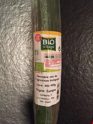 Lista de ingredientes del producto Concombre bio Marque Repère, Bio Village 450 g