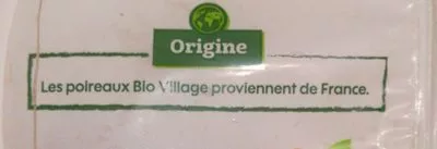 Lista de ingredientes del producto Poireaux Bio Village 750 g