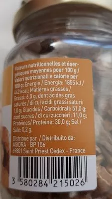 Lista de ingredientes del producto Cèpes seches Gustadéa 