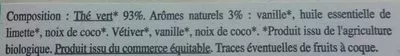 Lista de ingredientes del producto Une nuit à Goa Les Jardins de Gaïa 100 g