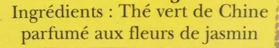 Lista de ingredientes del producto Thé Vert au Jasmin Kusmi Tea 44 g (20 sachets)